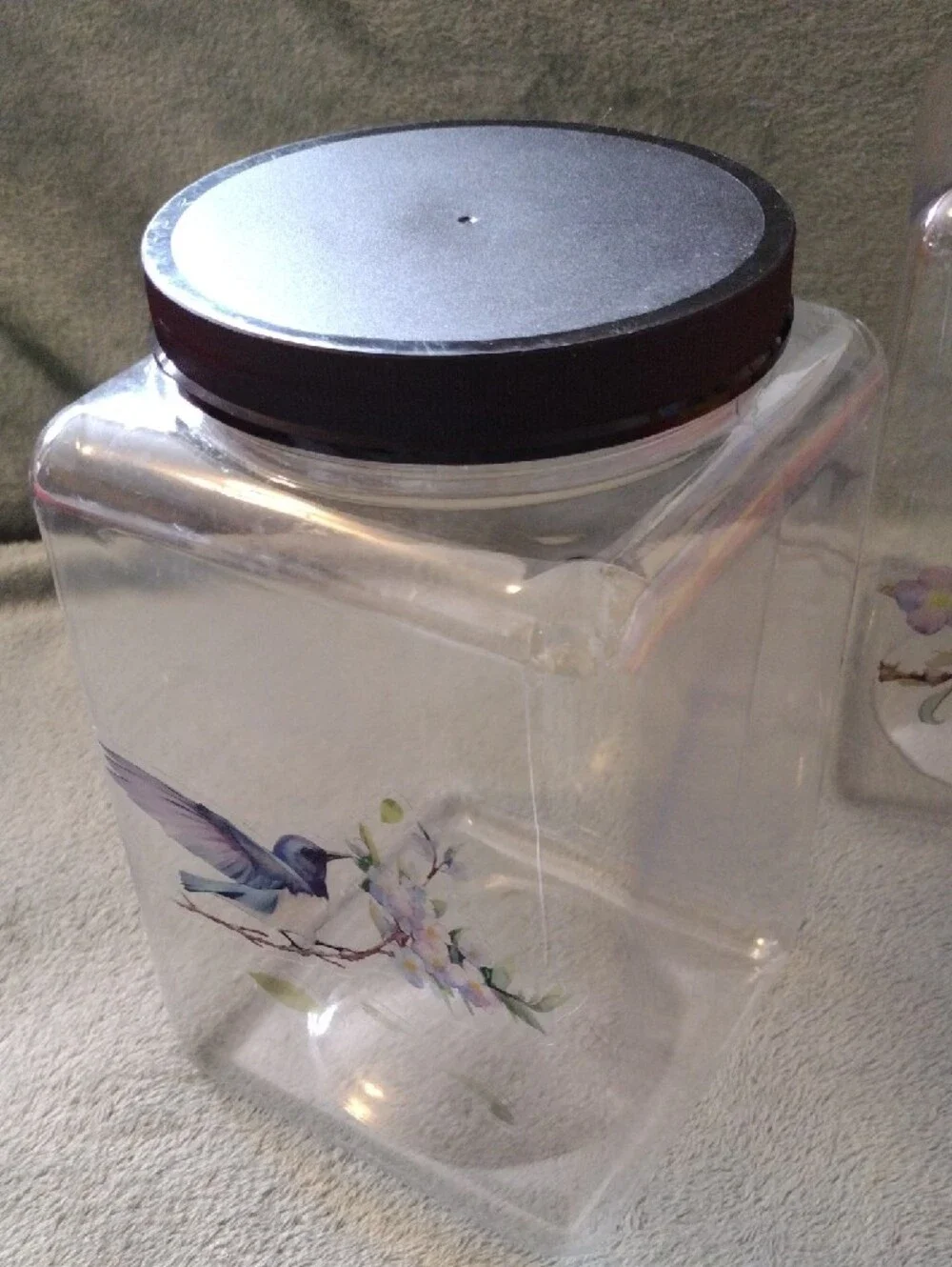 Food Grade Plastic Storage Canisters (Set Of 2)